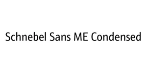 Schnebel Sans ME Condensed Font