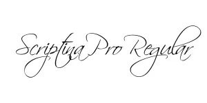 Scriptina Pro Regular Font