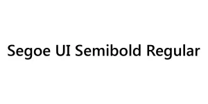 Segoe UI Semibold Regular Font