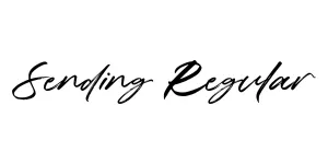 Sending Regular Font