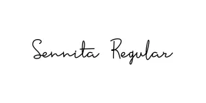 Sennita Regular Font