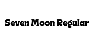 Seven Moon Regular Font