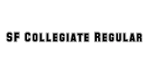 SF Collegiate Regular Font