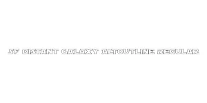 SF Distant Galaxy AltOutline Regular Font
