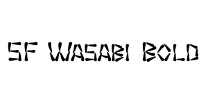 SF Wasabi Bold Font
