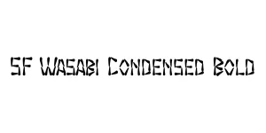 SF Wasabi Condensed Bold Font