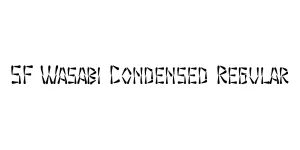SF Wasabi Condensed Regular Font