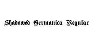 Shadowed Germanica Regular Font