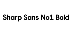 Sharp Sans No1 Bold Font