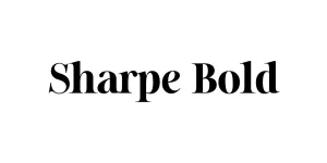 Sharpe Bold Font