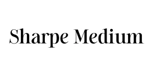 Sharpe Medium Font