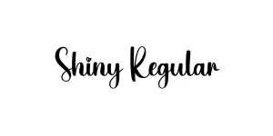 Shiny Regular Font