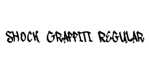 Shock Graffiti Regular Font