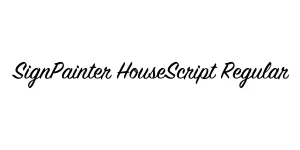 SignPainter HouseScript Regular Font