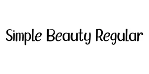 Simple Beauty Regular Font