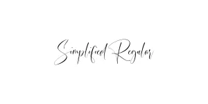 Simplified Regular Font
