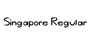Singapore Regular Font