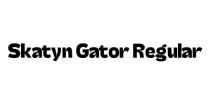 Skatyn Gator Regular Font
