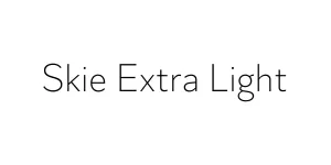 Skie Extra Light Font