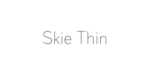 Skie Thin Font