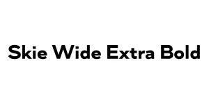 Skie Wide Extra Bold Font