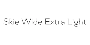 Skie Wide Extra Light Font