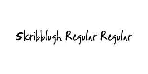 Skribblugh Regular Regular Font