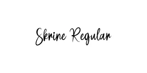 Skrine Regular Font