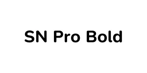 SN Pro Bold Font