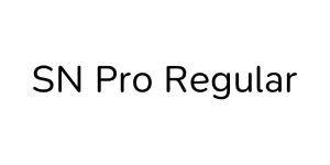 SN Pro Regular Font