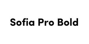 Sofia Pro Bold Font