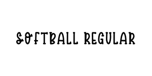Softball Regular Font