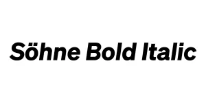 Söhne Bold Italic Font