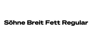 Söhne Breit Fett Regular Font