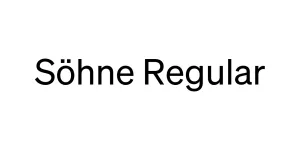 Söhne Regular Font