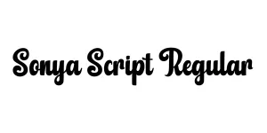 Sonya Script Regular Font