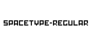 SpaceType-Regular Font
