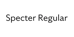 Specter Regular Font