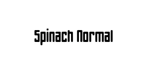 Spinach Normal Font