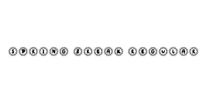 Spring Break Regular Font