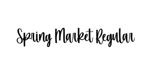 Spring Market Regular Font