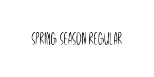 Spring Season Regular Font