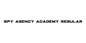 Spy Agency Academy Regular Font