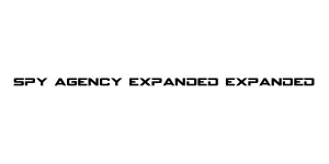 Spy Agency Expanded Expanded Font
