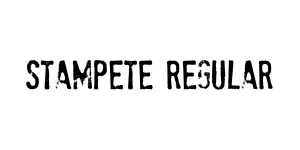 stamPete Regular Font