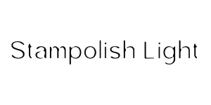 Stampolish Light Font