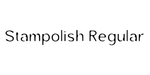Stampolish Regular Font