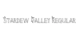 Stardew Valley Regular Font