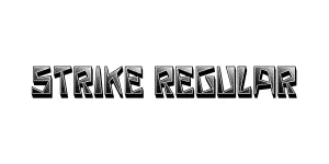 Strike Regular Font