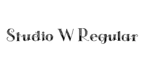 Studio W Regular Font